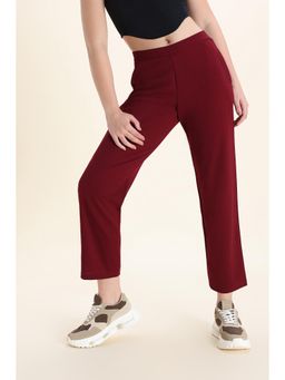 Zivame - Knit Poly Lounge Pant - Cerise