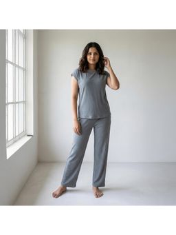 Zivame - Knit Cotton Nightsuit - Monument