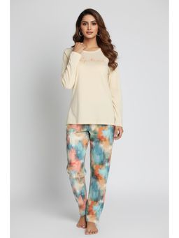 Zivame - Butter Soft Knit Poly Nightsuit - Ethereal