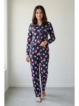 Zivame - Knit Cotton Nightsuit - Iris