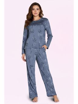 Zivame - Knit Poly Nightsuit - Grisaille