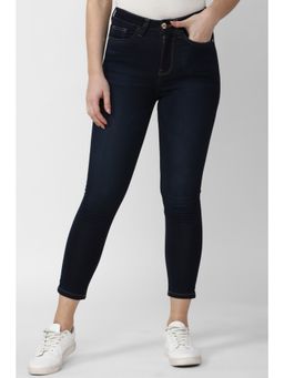 Van Heusen - Women Navy Blue Dark Wash Skinny Fit Jeans