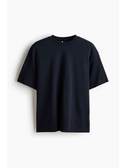 H&M - Men Blue Cooling Relaxed Fit T-shirt