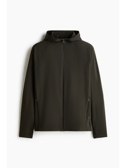 H&M - Men Green Warming sports zip-through hoodie with ThermoMove