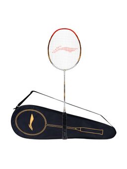 Li-Ning - G-Force Extra Strong 9000 Strung Badminton Racquet (White, Red 84 g)