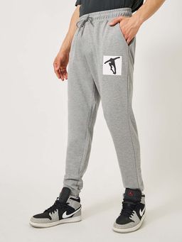 Styli - Men Grey Solid Jogger