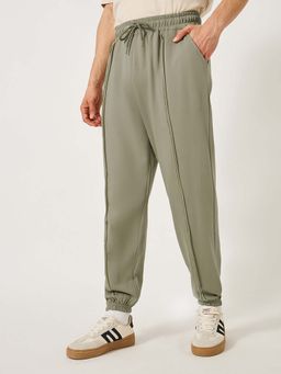 Styli - Men Green Solid Jogger