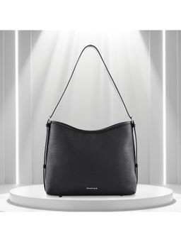 Fastrack - Chic Compartment Handbag with Adjustable Strap - Black