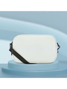 Fastrack - Trendy Concealed Zipper Sling Bag - White