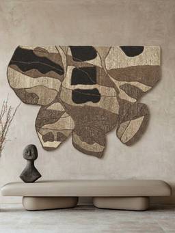 Neu Looms - Abstract Organic Handmade Natural Wool Wall Art