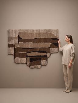 Neu Looms - Abstract Handmade Natural Wool Wall Art