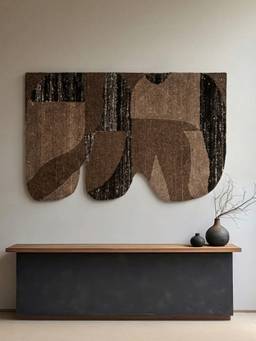 Neu Looms - Abstract Handmade Natural Wool Wall Art