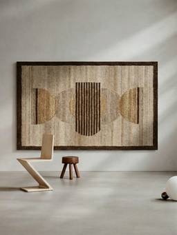 Neu Looms - Abstract Handmade Natural Wool Wall Art