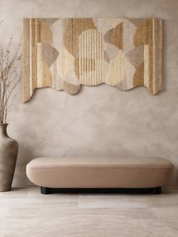 Neu Looms - Abstract Handmade Natural Wool Wall Art