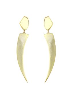 ORNAMAAS - Galactic Cut Sword Gold Earrings