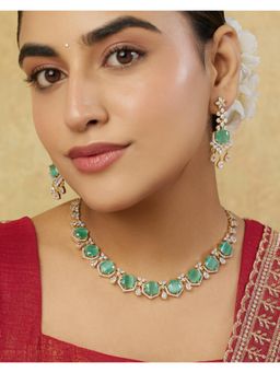 Indinoor - Izzah Zircon Necklace Set
