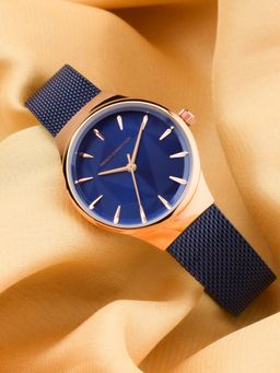 French Connection - Blue Analog Round Dial Jeune Watch for Women FCN00021E