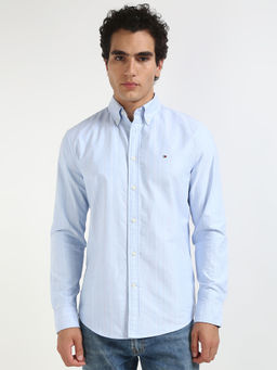 Tommy Hilfiger - Blue Stripes Regular Fit Shirt