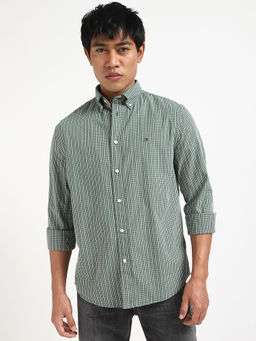 Tommy Hilfiger - Green Checks Regular Fit Shirt
