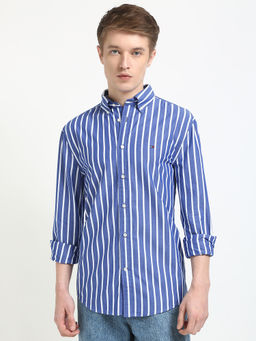 Tommy Hilfiger - Blue Stripes Regular Fit Shirt
