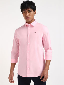 Tommy Hilfiger - Pink Solid Regular Fit Shirt
