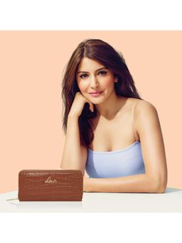Lavie - Glossy Sacy Za Wa Ladies Handbags (Tan) (L)