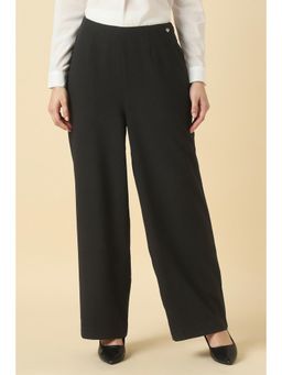 Allen Solly - Women Black Solid Trouser