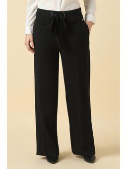 Allen Solly - Women Black Solid Trouser