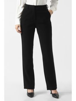 Van Heusen - Women Black Solid Trouser