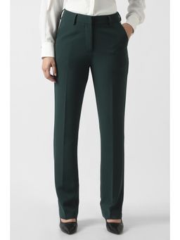 Van Heusen - Women Green Solid Trouser