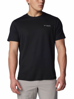 Columbia - Mens Black Omni-Shade Summit Valley Short Sleeve Crew Tshirt
