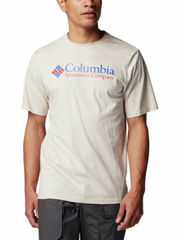 Columbia - Mens Beige CSC Basic Logo Short Sleeve Tshirt