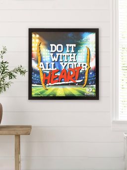 At Home by Nilkamal - Do it Heart Printed Painting