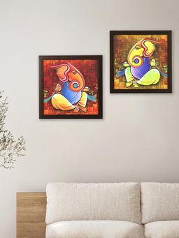 At Home by Nilkamal - Ganesha Painting Set of 2