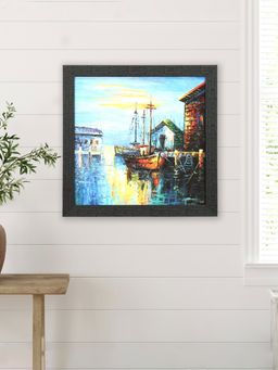 At Home by Nilkamal - Ship on Shore Painting