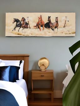 At Home by Nilkamal - Seven Running Horses Viva Painting