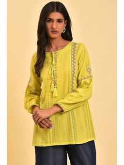 W - Yellow Floral Top