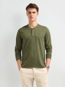 Arrow Sports - Men Grey Cotton Half Sleeves T-Shirt