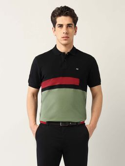 Arrow Sports - Men Green Cotton Half Sleeves Polo T-Shirt