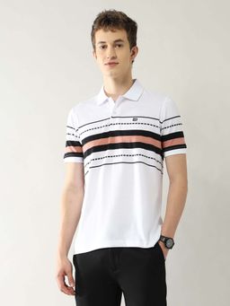 Arrow Sports - Men Brown Cotton Half Sleeves Polo T-Shirt