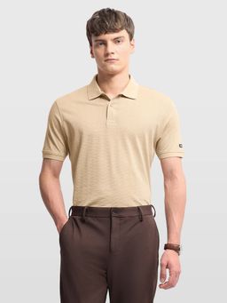 Arrow Sports - Men Brown Cotton Half Sleeves Polo T-Shirt