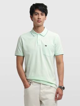 Arrow Sports - Men Green Cotton Half Sleeves Polo T-Shirt