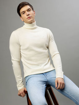 LINDBERGH - Men Solid Turtle Neck Full Sleeves Sweater