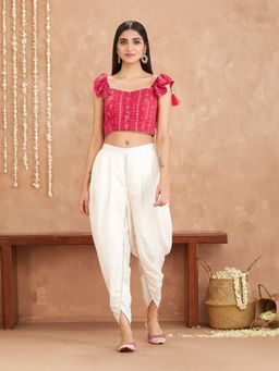 Gajra Gang - Bageecha Pink Embroidered Co-ord Set (Set of 2)