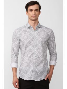 Simon Carter - Printed Grey Shirt