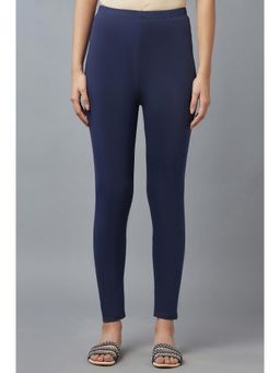 Elleven - Navy Skin Fit Cotton Lycra Tights