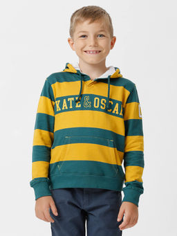 Kate & Oscar - Boys Yarn Dyed Hooded Sweatshirt