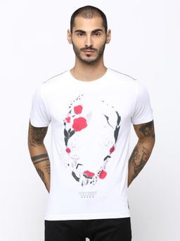 Huetrap - Mens White Short Sleeve T-Shirt
