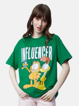 T-shirt Donna Slim Fit Nera Con Scritta 'Blah Blah Blah', 100% Cotone, Red Chilli