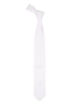 The Tie Hub - Solid White Knitted Necktie